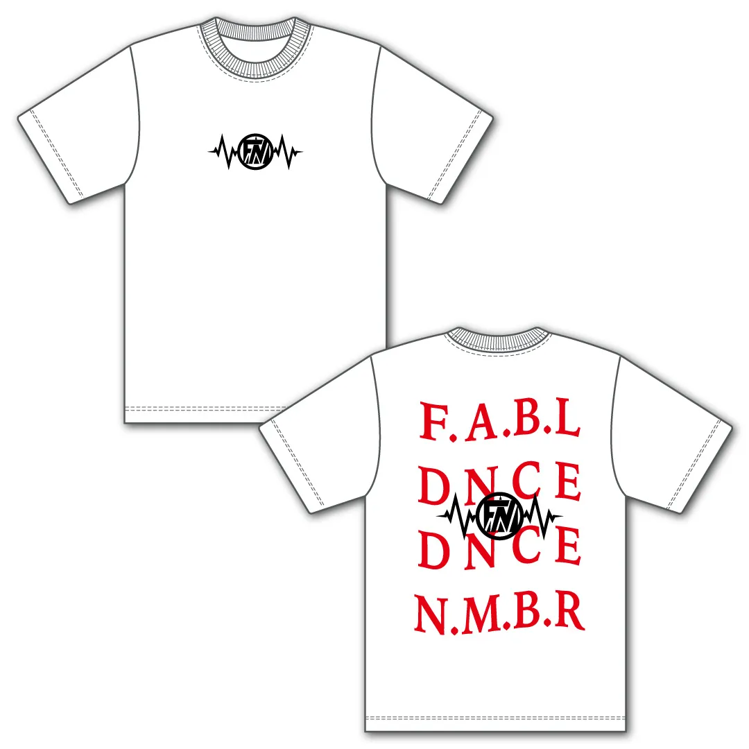 FABLED NUMBERのバンドTシャツデザイン