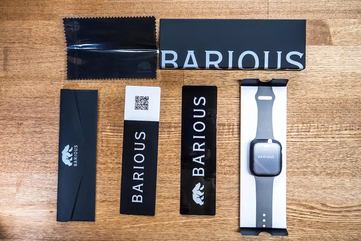 『BARIOUS BARIGUARD3 for AppleWatch』の付属品